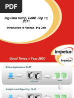 Big Data Camp Intro Hadoop