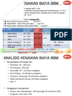 Analisis Kenaikan Biaya BBM Nov 2014