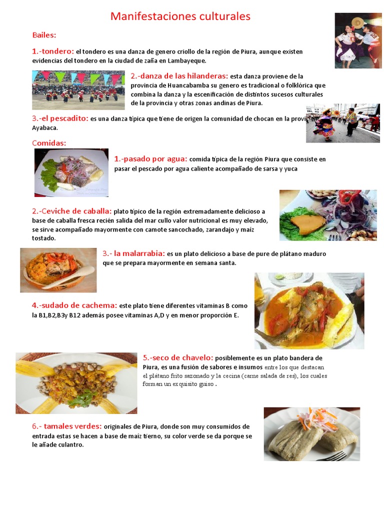 Manifestaciones Culturales | PDF