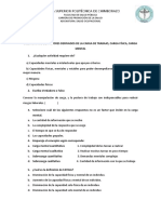 Cuestionario Salud Ocupacional Sin Responder para Imprimir