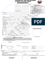 Dependent ID Application Form