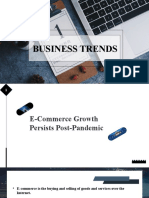 Group 3 Business Trends