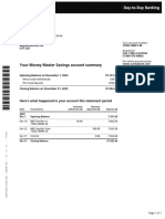 Your Money Master Savings Account Summary: Here's What Happened in Your Account This Statement Period