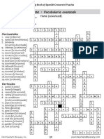 Spanish Language Xword Puzzle La Casa