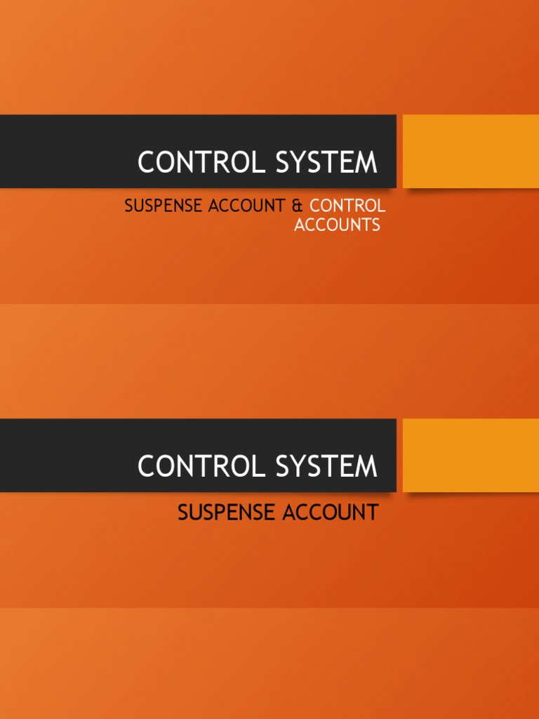 Section 7 CONTROL SYSTEM | PDF | Debits And Credits | Cheque