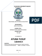 Ayuba Yusuf Assigment - 015643