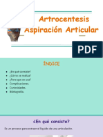 Aspiración Articular