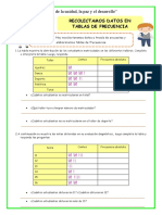 Ficha-Miércol-Mat-Recolectamos Datos en Tablas de Frecuencia