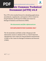 Electronic Common Technical Document (eCTD) v4.0: The Documents and Files Referenced Are