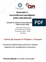 Generatia Z - Strategii Educationale Si de Comunicare