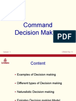 Mod 7 - Command Decision Making