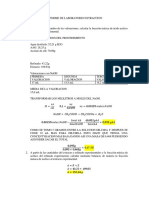 Informe de Laboratorio Extraccion