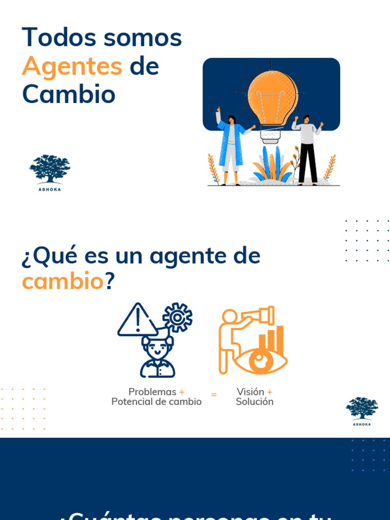 Inspira y Transforma: Sé un Agente de Cambio | PDF | Ciencias sociales