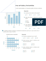 Gráfico de Barras Verticales y Horizontales 2grado