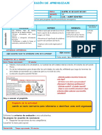 MARTES 2 DE MAYO COMUNICACIÓN Leemos Un Texto Instructivo para Preparar Nuestra Mochila de Emergencia