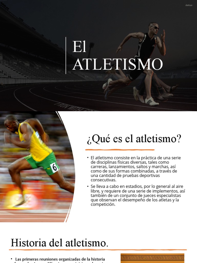 El Atletismo | PDF | Deporte del atletismo | Deportes atléticos