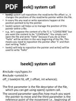 Tutorial-4 (Lseek)