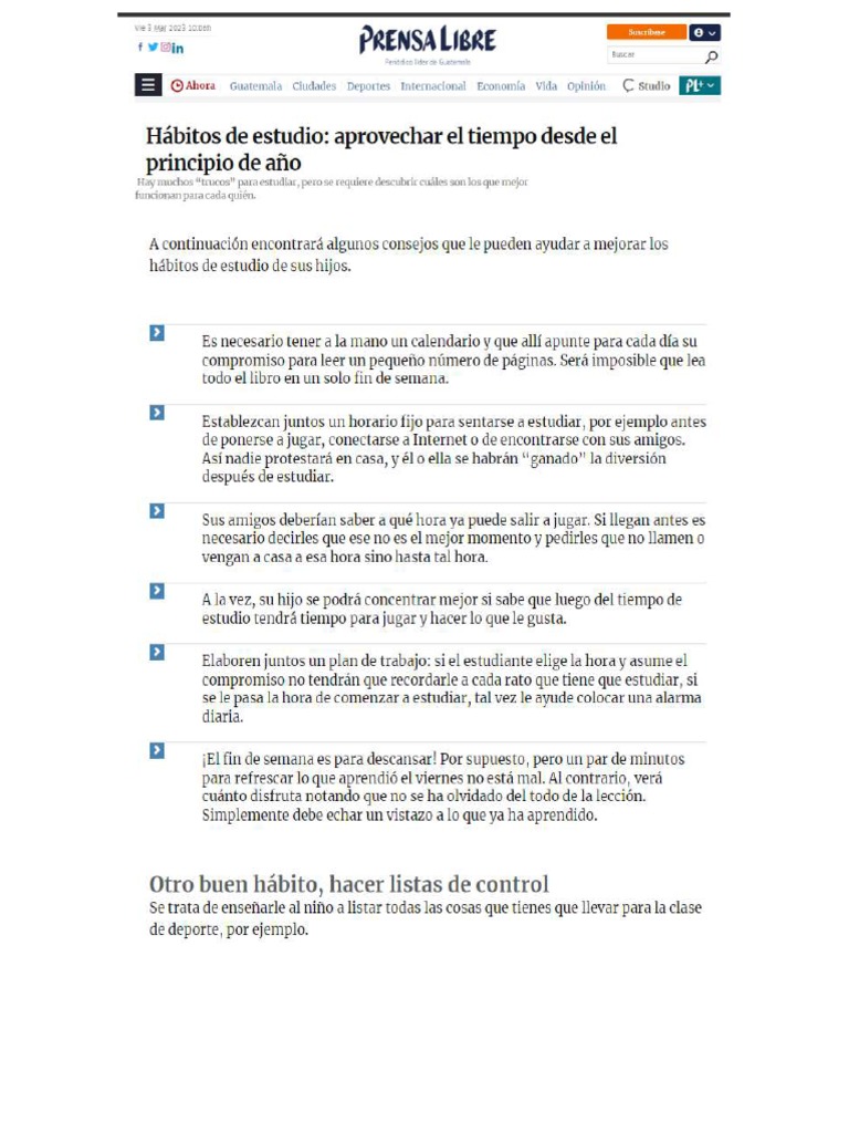 7 Reglas para el Éxito Académico | PDF | Crecimiento personal y ...