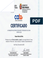 Preciso Trabalhar, e Agora - Baixe Aqui Seu Certificado 245029