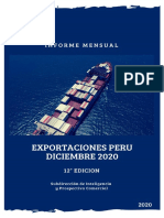 Informe Mensua Exportaciones Diciembre 2020 Keyword Principal