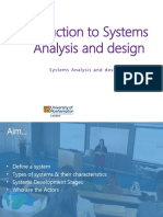 Week 1 - Introduction To Systems Analysis and Design
