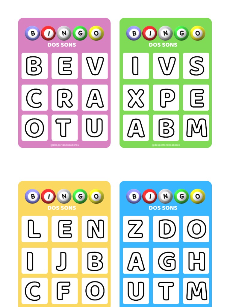 Bingo dos sons pdf