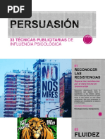 PERSUASIÓN - 33 Técnicas Publicitarias de Influencia Psicológica