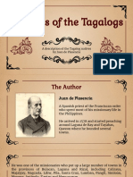 The Customs of The Tagalogs by Juan de Plasencia