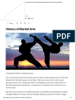 History of Martial Arts. (Originally Published at Edinformatics) - by BJJ Hashashin - Medium