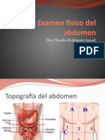 Examen Físico Del Abdomen