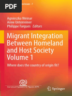 + Migrant Integration Between Homeland and Host Society Volume 1 Where Does The Country of Origin Fit (Agnieszka Weinar, Anne Unterreiner Etc.)