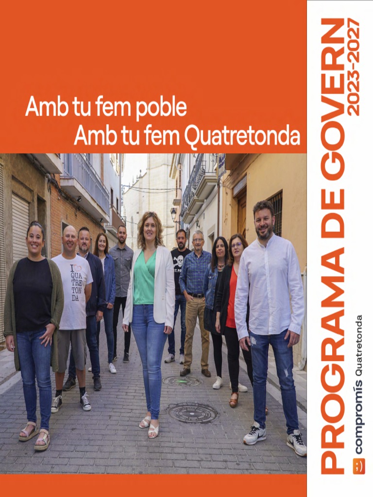 Programa Compromís Quatretonda 2023 2027 Pdf