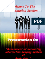Assessment of Accounting Information Keeping System of Bank Asia by Simon (BUBT)