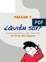 Taller #1 - Cómo Armar Un CV de Alto Impacto