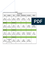 Horario Sexto Bã - Sico