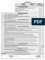 Check List - Inspección Ambiental TRANCEDI DIC