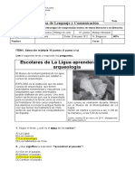 2a Evaluación Lenguaje 4° Básico