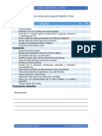 Lista de Cotejo para Evaluar ReseÃ A Critica 1Â°P