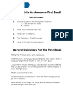How To Write A Great 1st Email 21