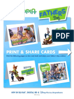 Zoo Fathersday Cards Printables