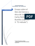 Ensayo Sobre El Libro de Ciencia y Ética de Juan Carlos Núñez Bustillos