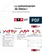 Redes y Comunicación de Datos I: Msc. Ing. Freddy Orlando Gonzales Saji