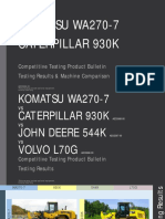 AECG366-00 - WA270-7 Vs CAT 930K Competitive Product Bulletin - 94713