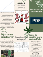 Flyer Folleto Triptico Plantas Vivero Divertido Moderno Orgánico Verde