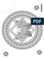 Mandalas para Colorear de Mariposa