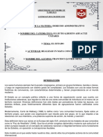 Tarea Derecho Administrativo