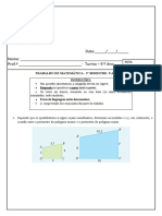 Trabalho de Matemática - 2º Bimestre - 9 Ano A e B