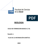 Taller 6 Flujo de La Información Genética