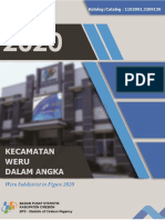 Kecamatan Weru Dalam Angka 2020