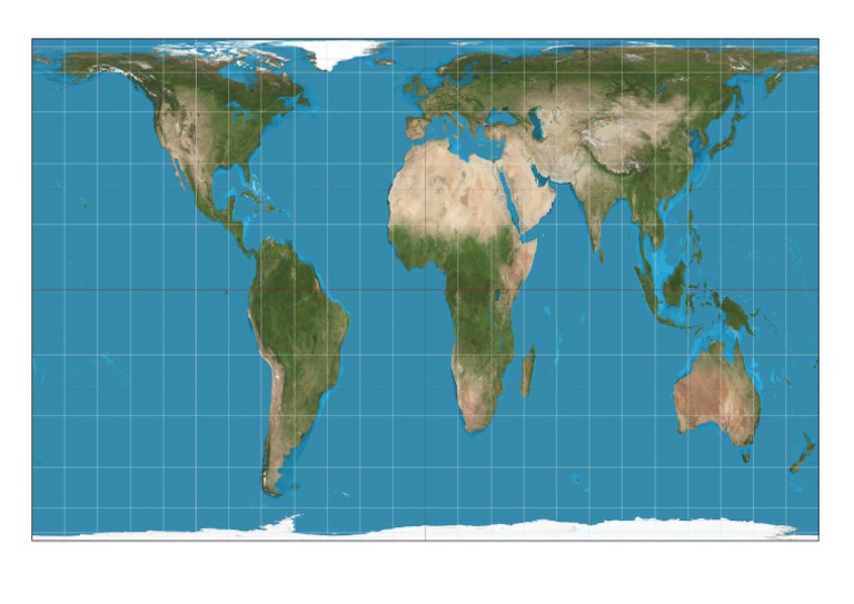 Gall Peters Projection MAP | PDF